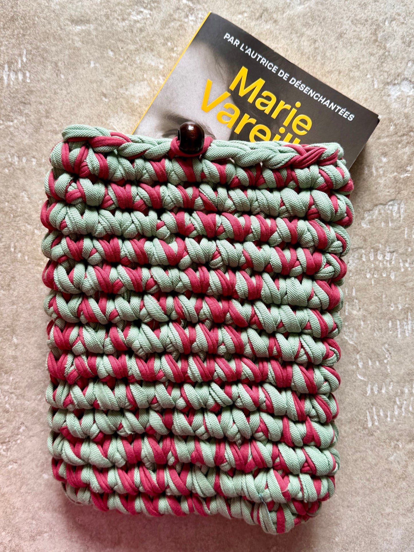 Book cover - matcha raspberry