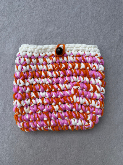 Book cover — pink & terracotta
